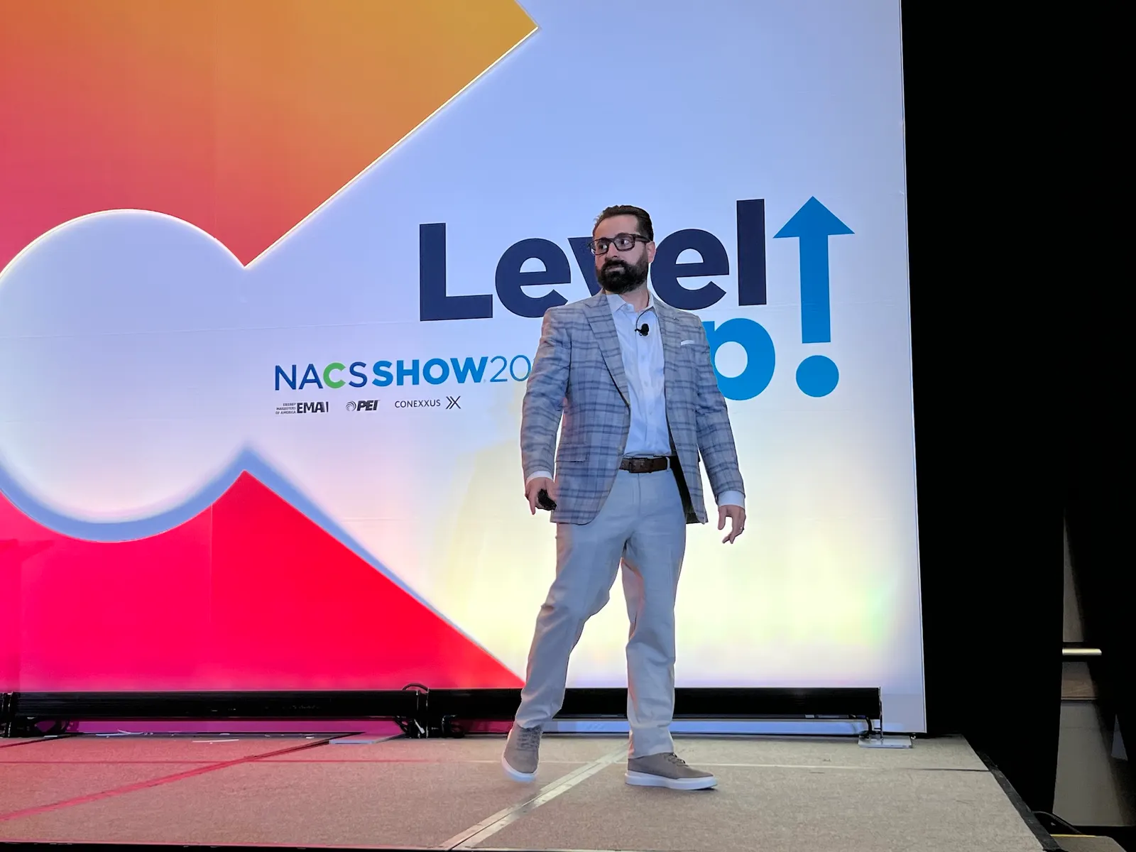 Rutter's Senior Director of Foodservice Philip Santini at the NACS Show 2025
