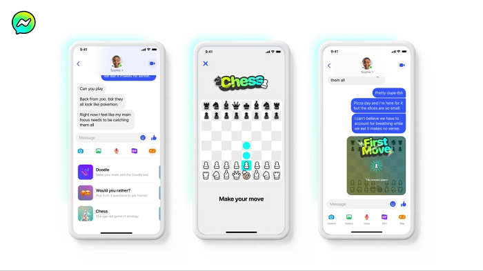 Messenger Kids games
