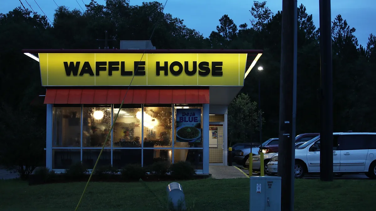 A Waffle House in Alabama.