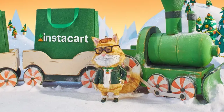Instacart’s animated holiday ads aim to ease pressure amid seasonal chaos
