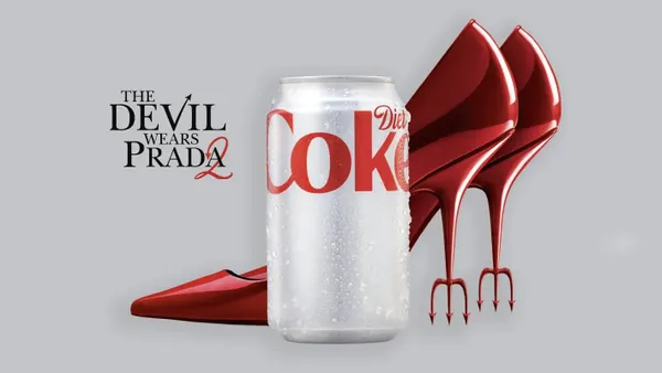 Diet Coke Devil Wears Prada 2 tie-up