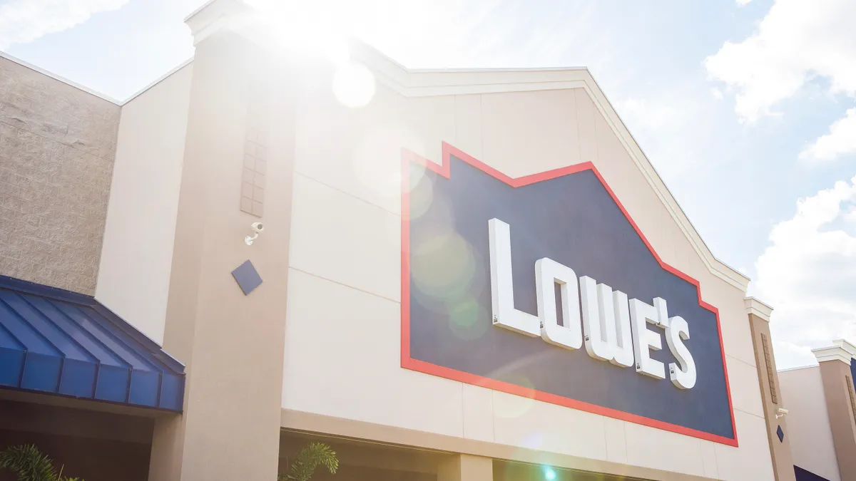 Lowe's storefront