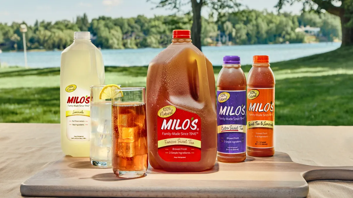 Milo's Sweet Tea beverages