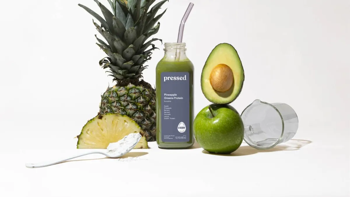 The Every Company's ClearEgg protein made its debut in a Pressed smoothie in November 2021.