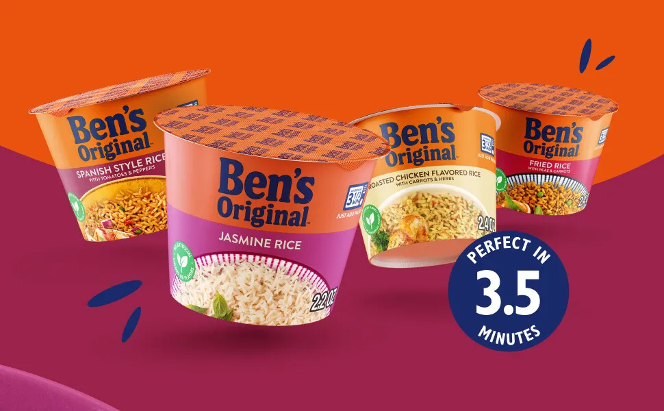 Ben's Original portable rice cups