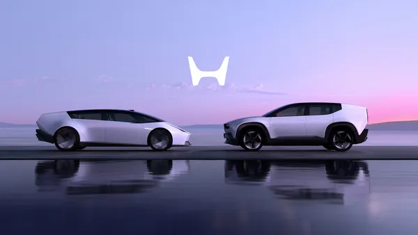 Honda 0 Series Saloon and SUV prototypes