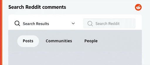 Reddit Search update