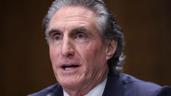 Secretary of the Interior Doug Burgum speaks during a confirmation hearing before the Senate Energy and Natural Resources Committee on January 16, 2025.