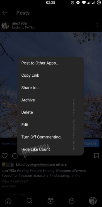 Instagram Like counts