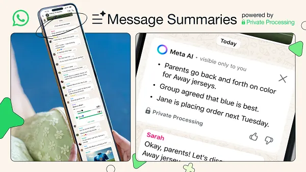 #
                WhatsApp Provides AI-Powered Message Summaries to Assist You Catch Up on Chats