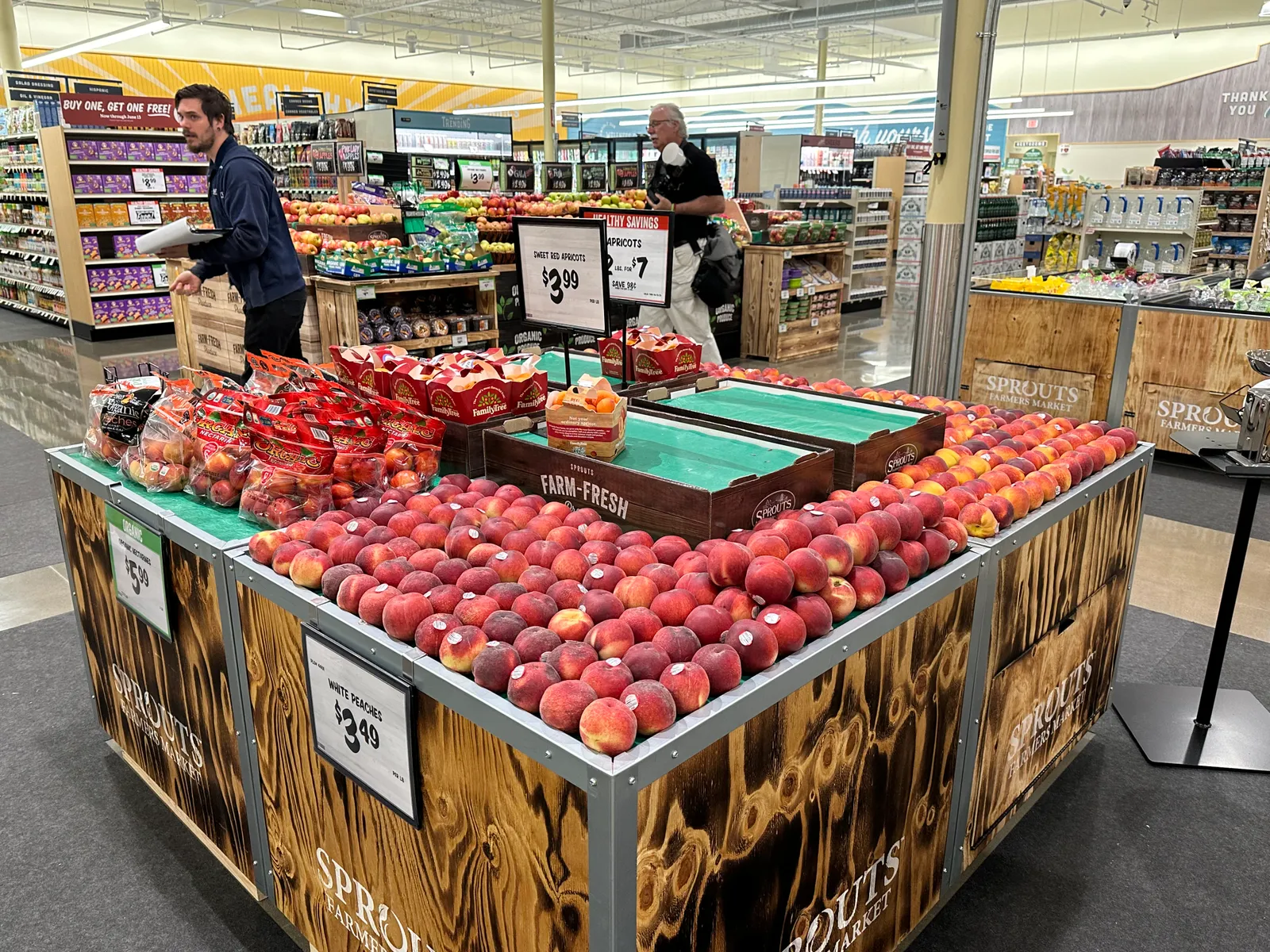 Produce display at Sprouts Farmers Market