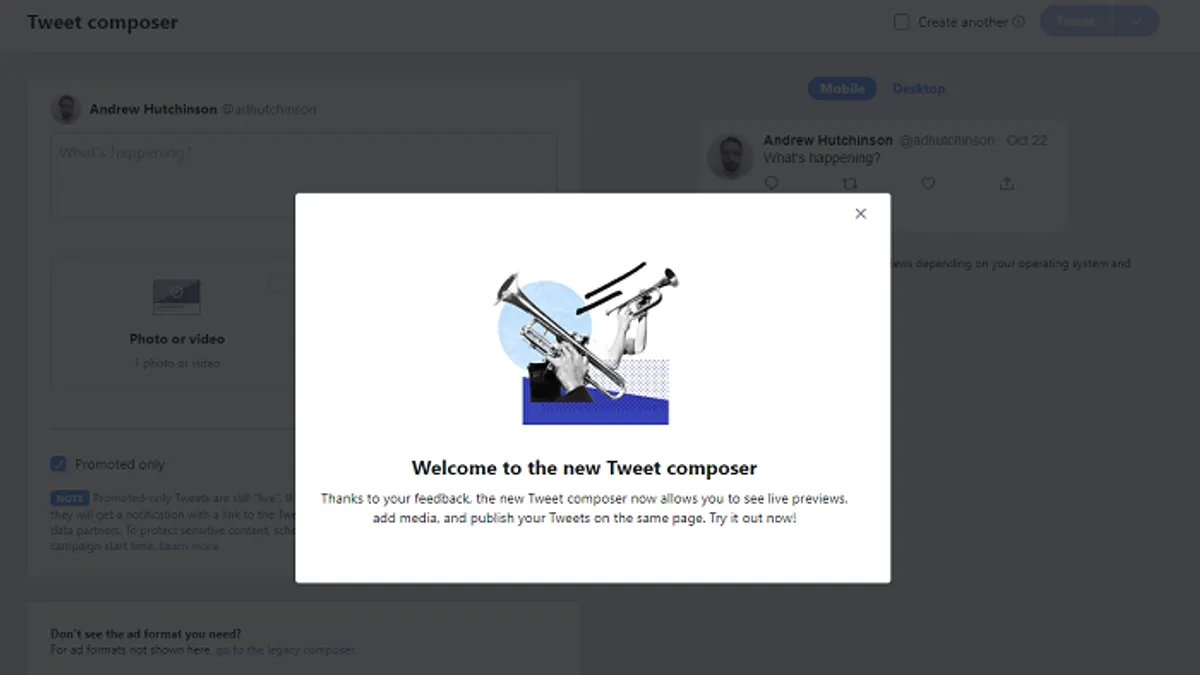 Twitter Ads Manager