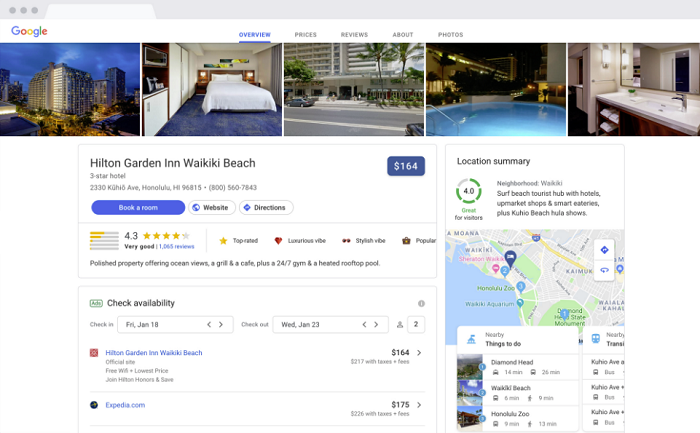 Google Hotels [screenshot]