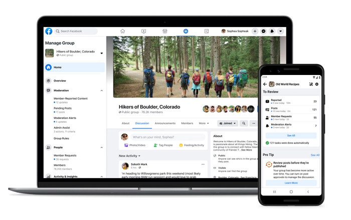 Facebook Groups update