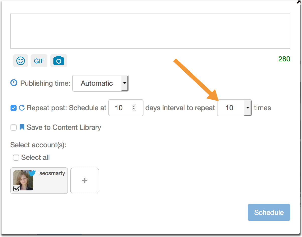 Drumup recurring