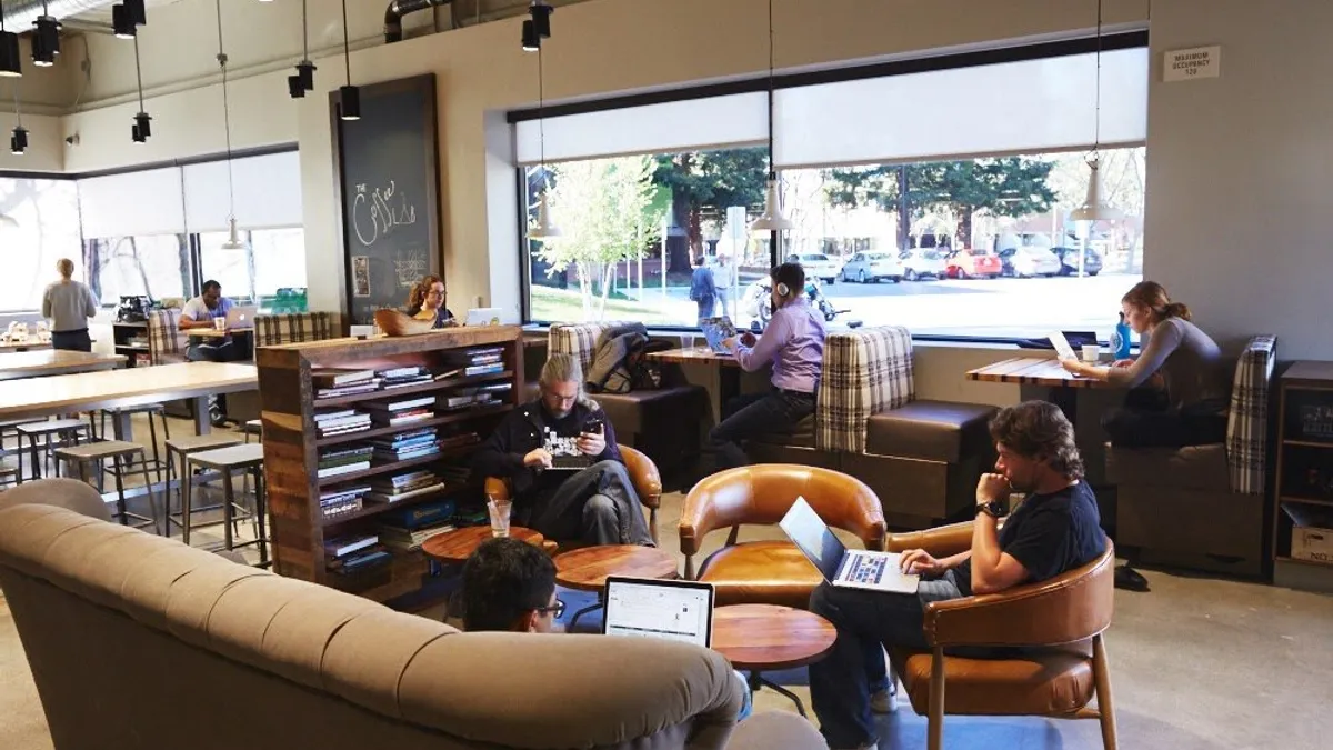 A cafe at Google.