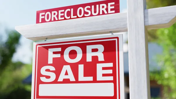 Foreclosure For Sale Real Estate Sign