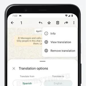 WhatsApp translations