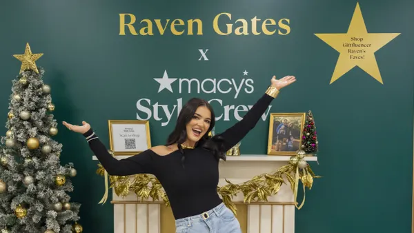 Macy's Style Crew member Raven Gates poses at an event.