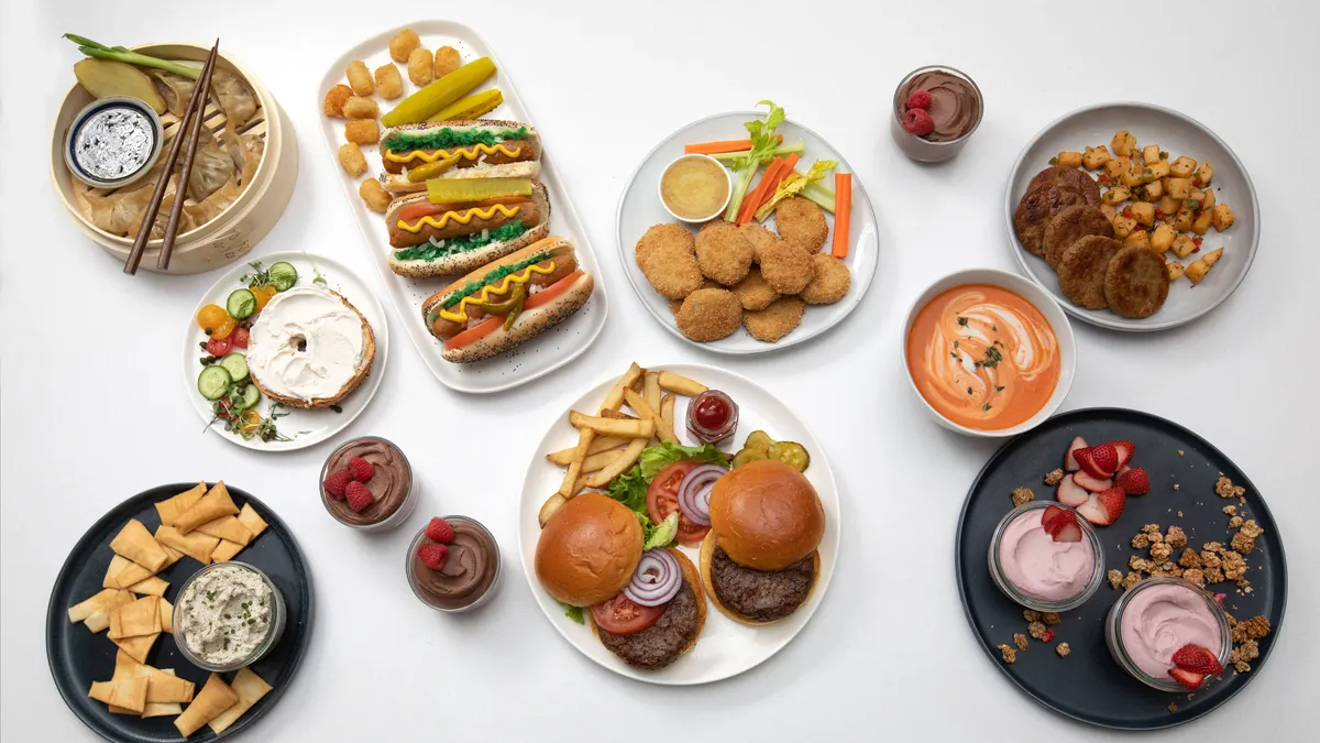 Nature's Fynd released this photo of products made using its fungus-based Fy protein.
