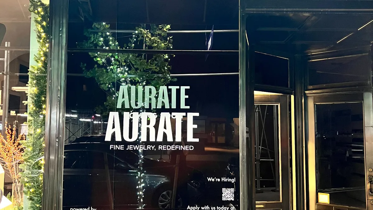 An Aurate storefront