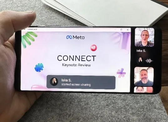 WhatsApp screen-share