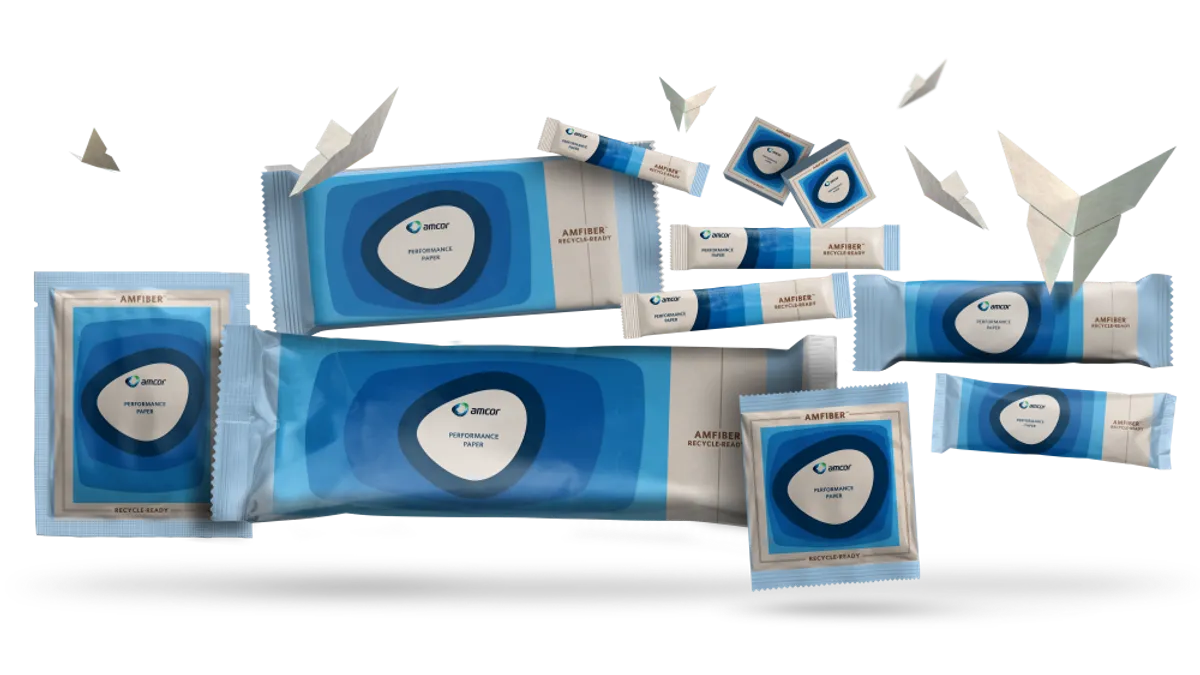 Amcor's AmFiber performance paper packaging