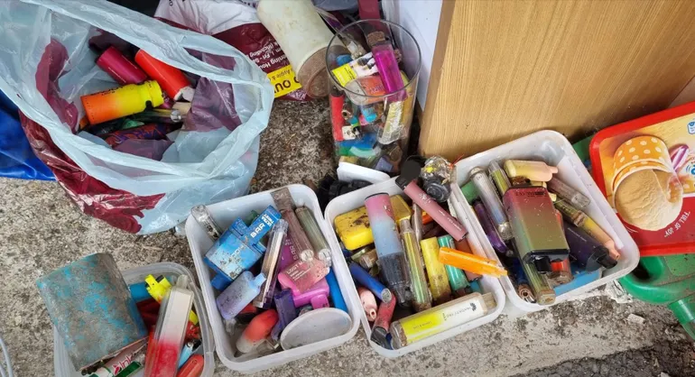 The one-man collection service advocating for vape recycling in Wisconsin