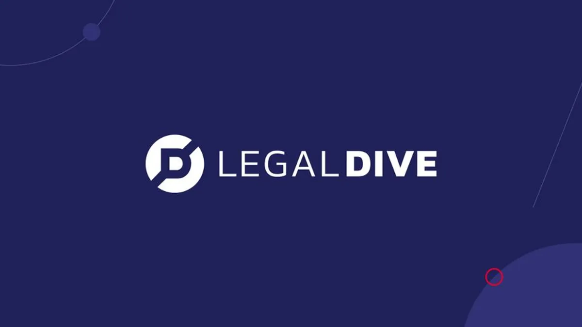 Legal Dive logo displayed on purple background