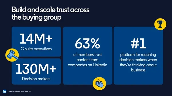 LinkedIn trust signals