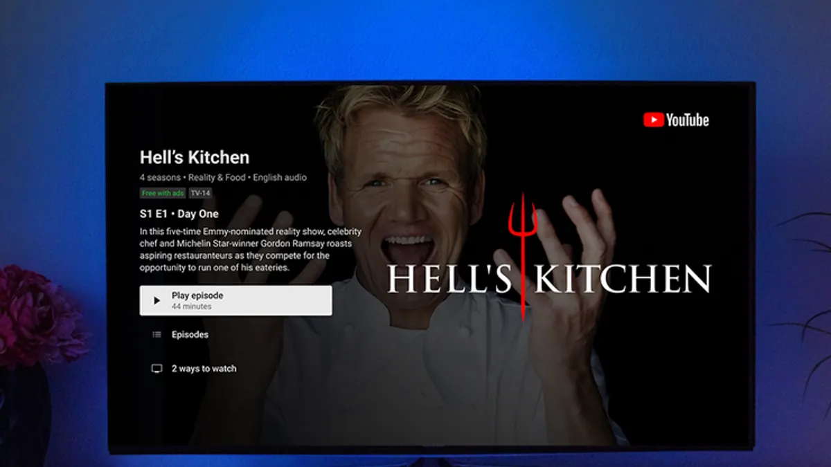 YouTube TV shows