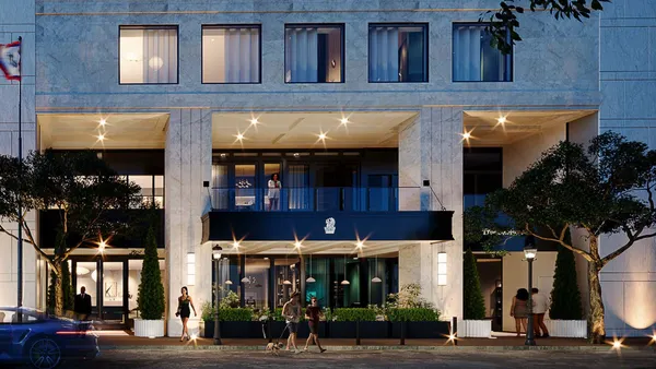 A rendering shows The Ritz-Carlton Hotel Savannah, Downtown.