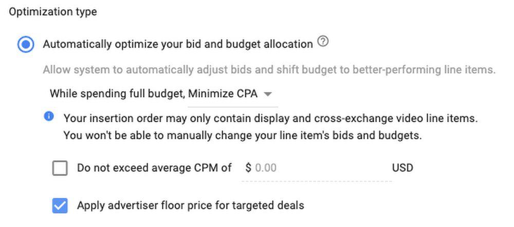 Google automated bidding