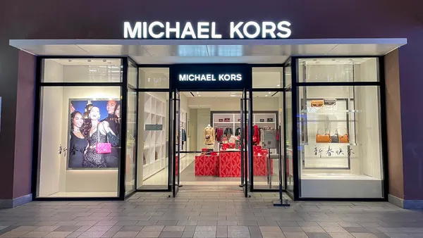 A Michael Kors storefront.