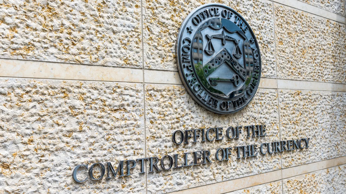 The Office of the Comptroller of the Currency logo