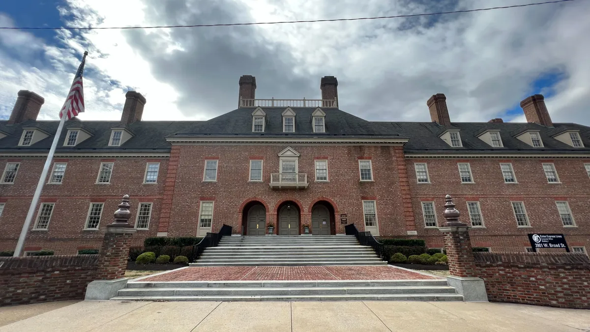 Estes Express Lines' headquarters is in a former life insurance building on West Broad Street in Richmond.