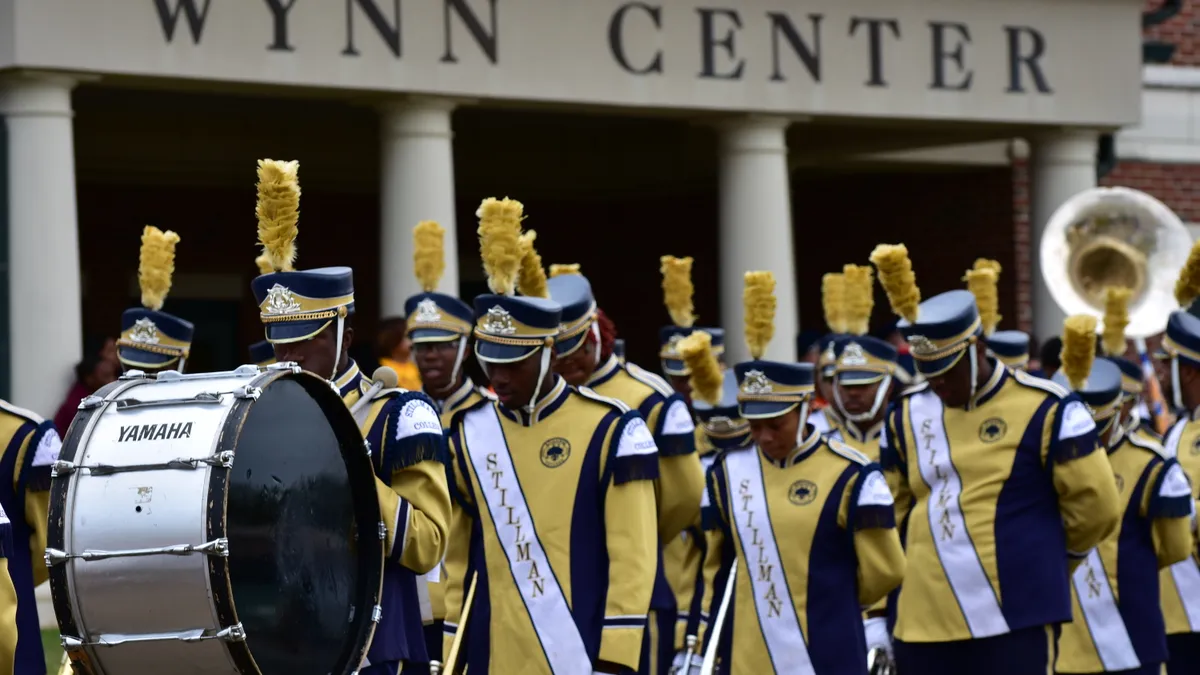 The Stillman College marching band