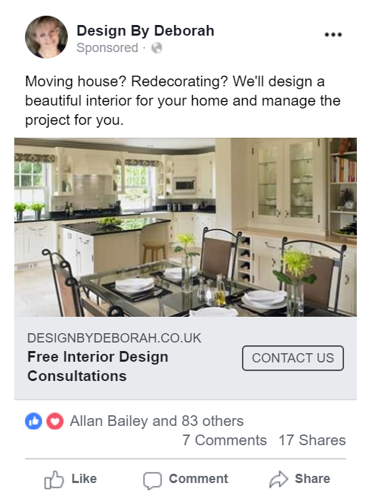 interior design ad example 1