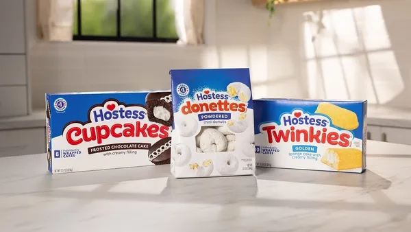 Hostess' new logo and packaging