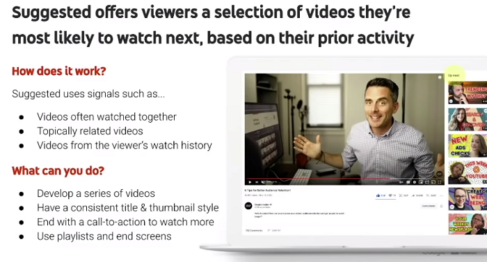 YouTube video recommendations guide