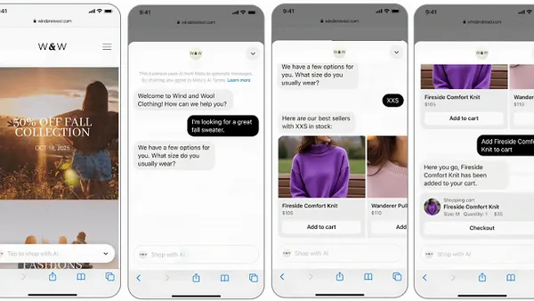 Meta AI for websites