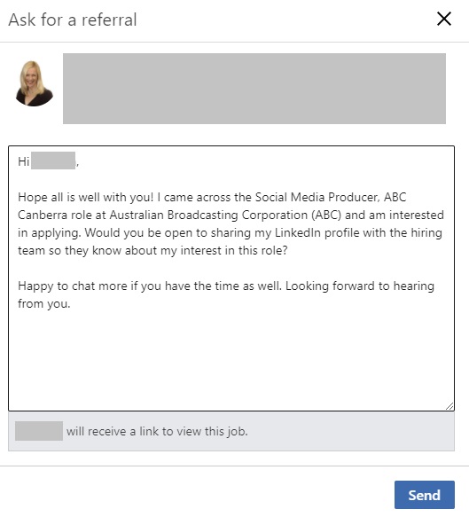 LinkedIn Adds New 'Ask for Referral' Option to Help Job Seekers | Social Media Today
