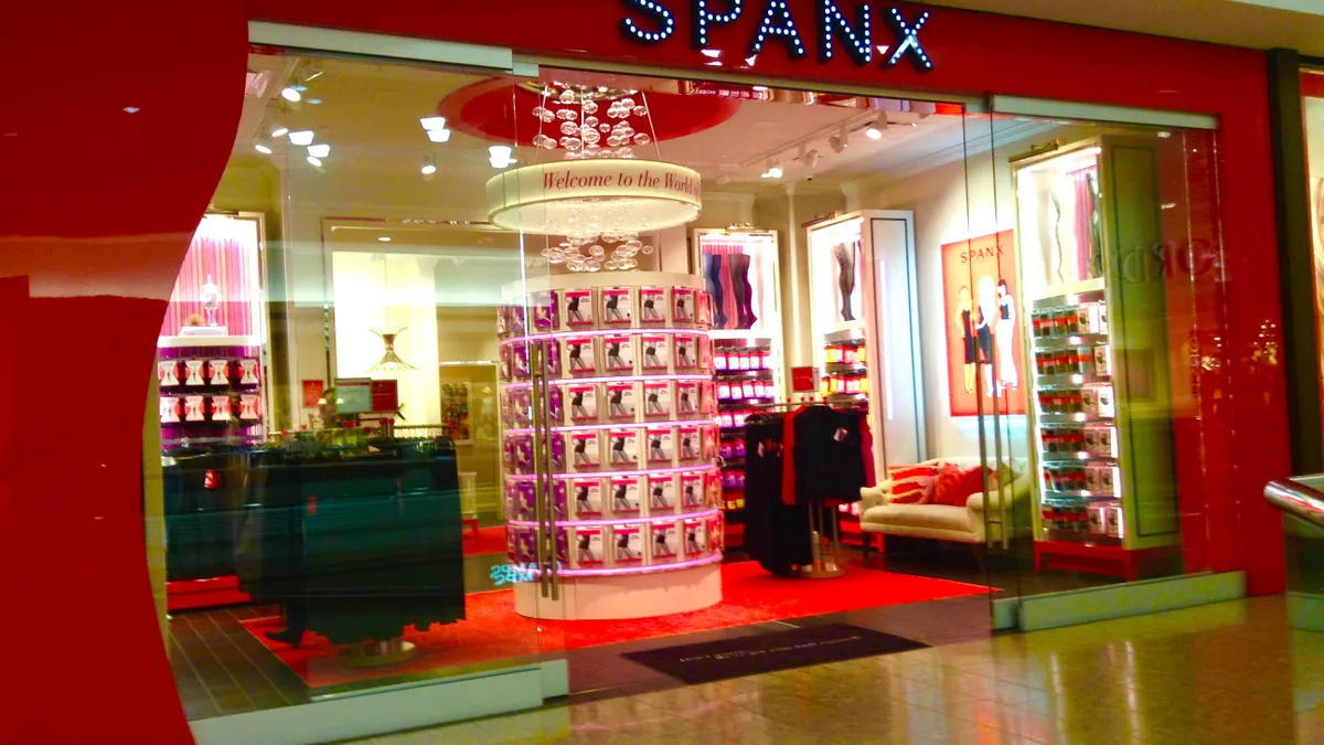 A Spanx storefront