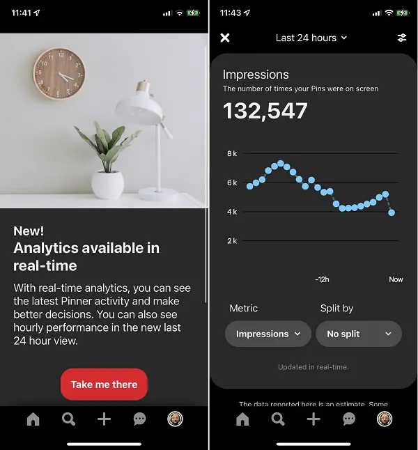 Pinterest real time analytics