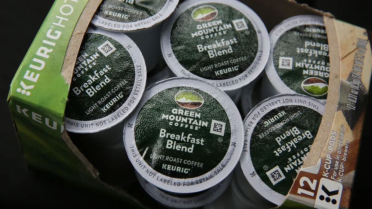 K Cups with Keurig Green Mountain coffee