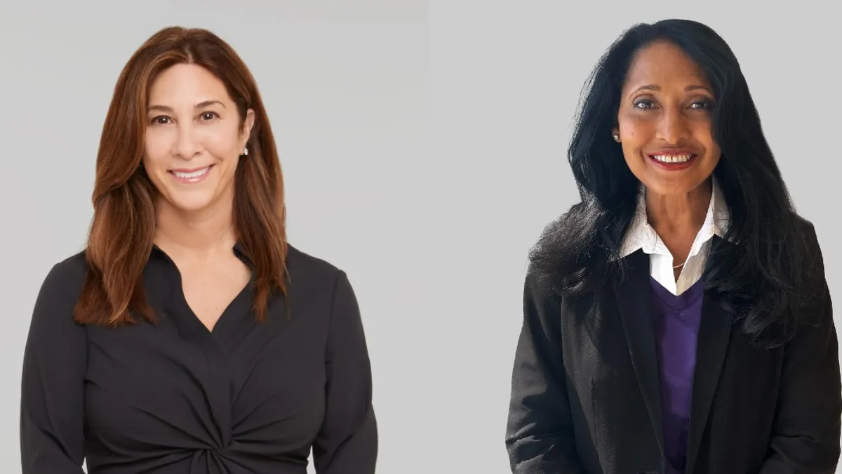 An image of Chipotle's chief human resources officer Ilene Eskenazi and chief people officer Lois Alexis-Collins