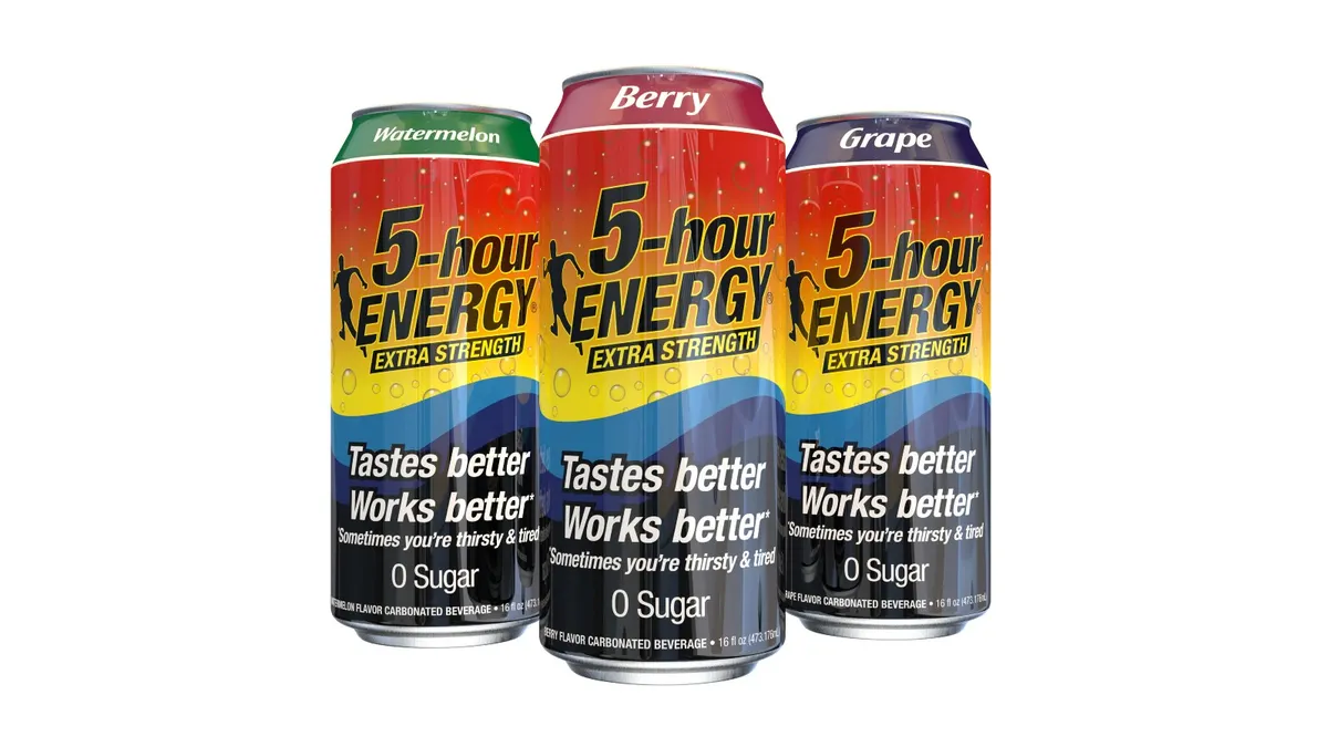 16 ounce 5-hour Energy Beverage launched in October 2021.