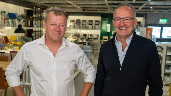 Jesper Brodin and incoming Ingka Group CEO Juvencio Maeztu.