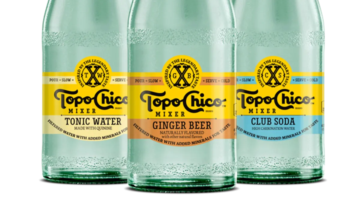 Coca-Cola's Topo Chico expands into mixers.