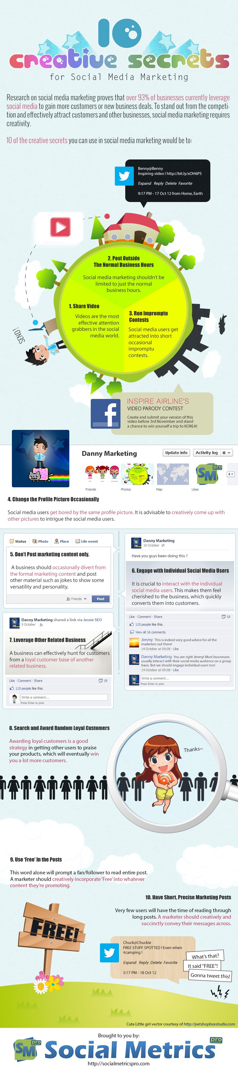 10 Creative Secrets for Social Media Marketing [Infographic] | Social Media Today